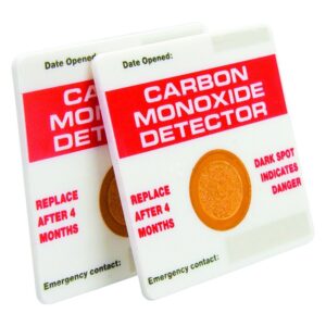 carbon monoxide detector card