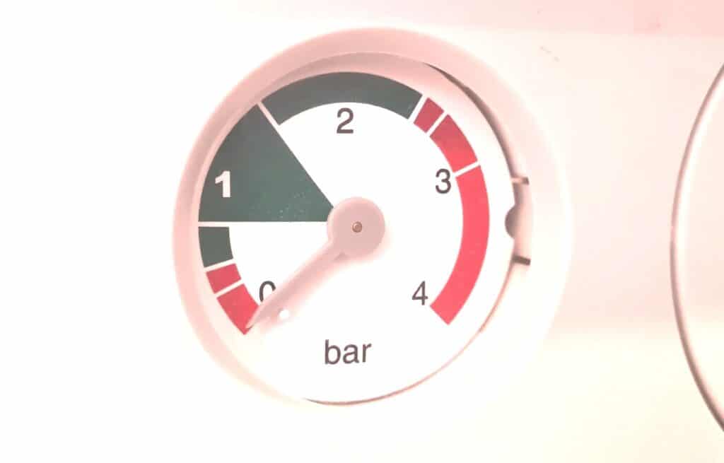 low boiler pressure gauge