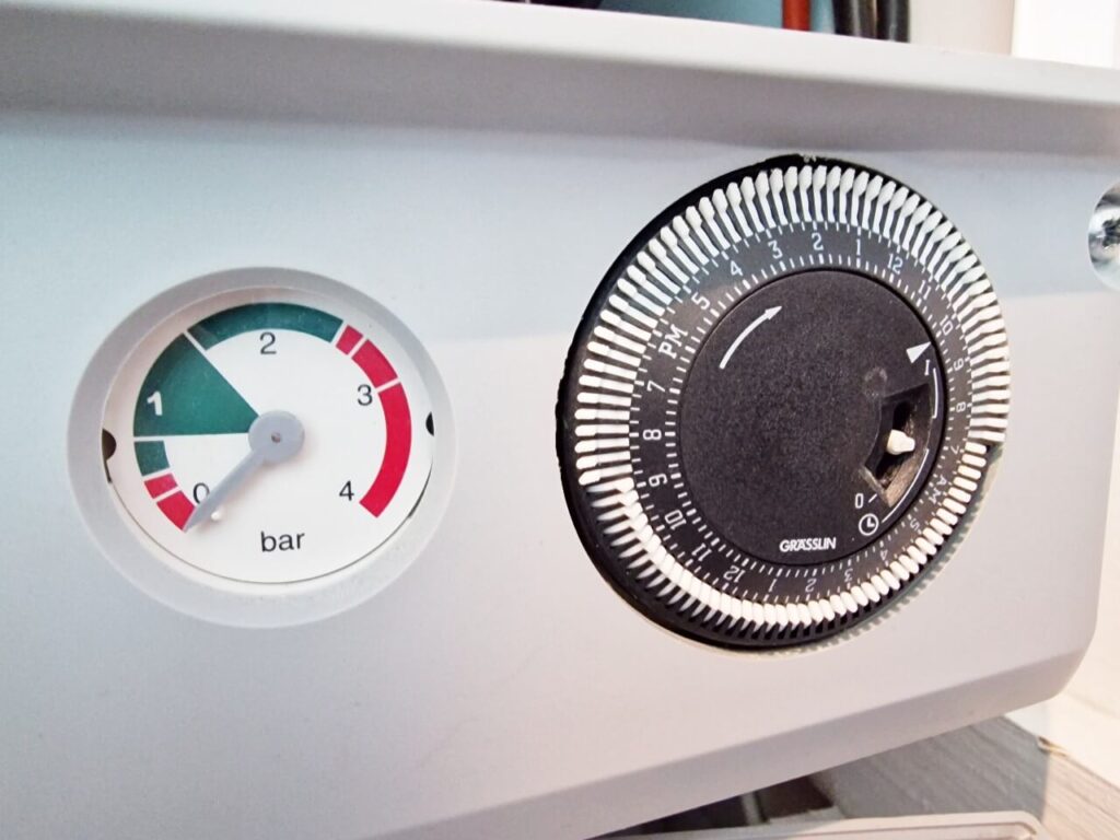 Low pressure on a combi boiler