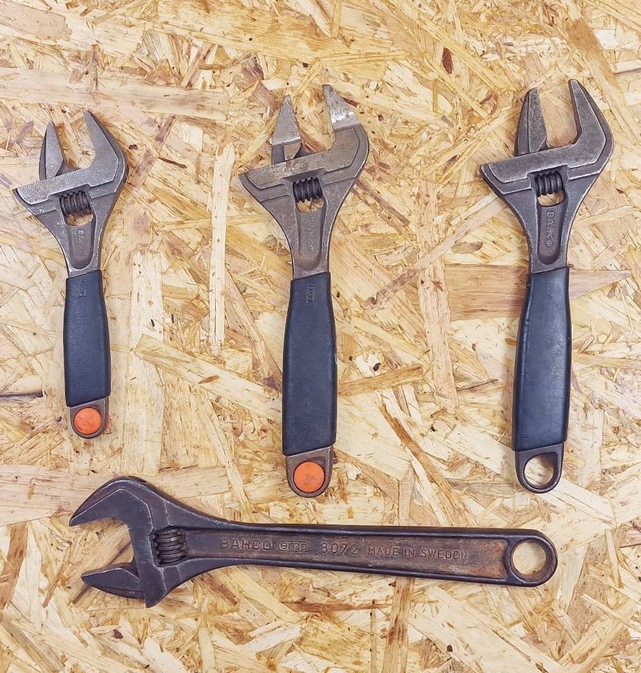 My Bahco adjustable spanners