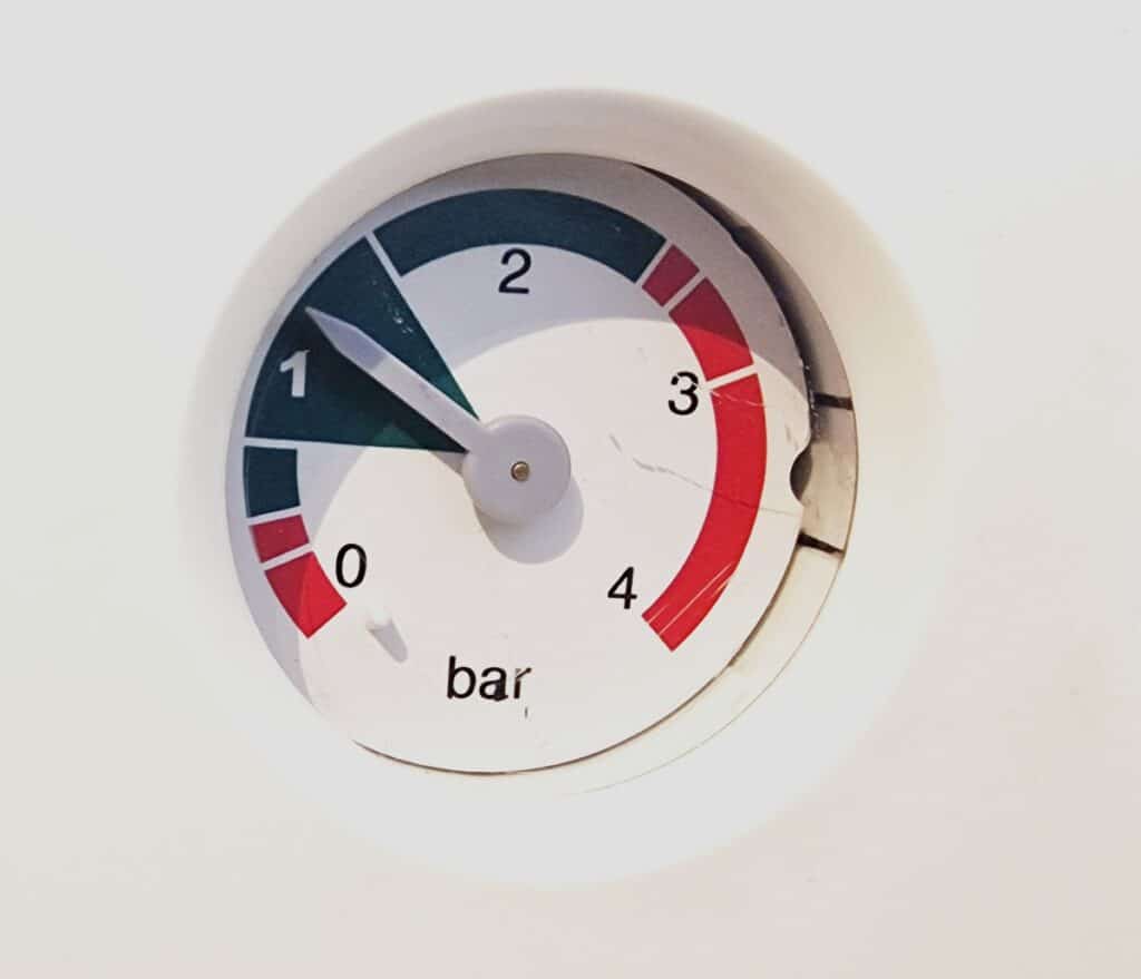 What the pressure should be be on a combi boiler