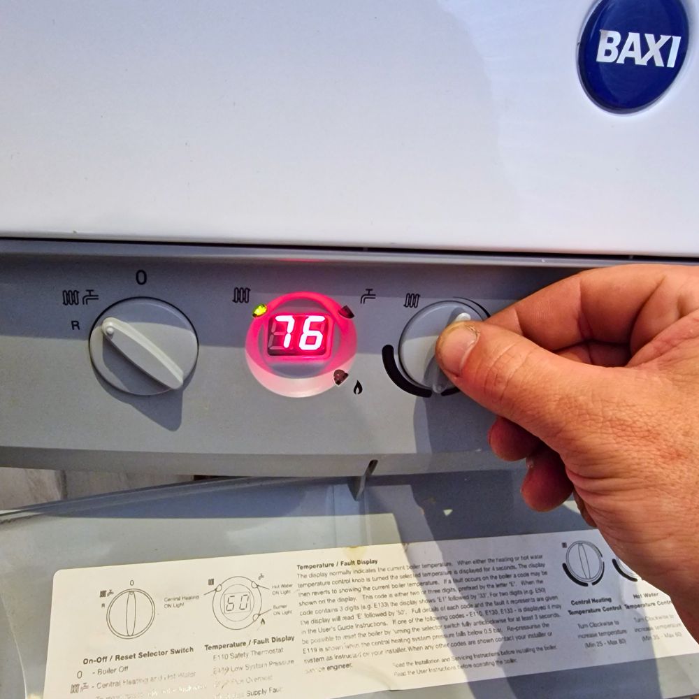 Baxi boiler heating
