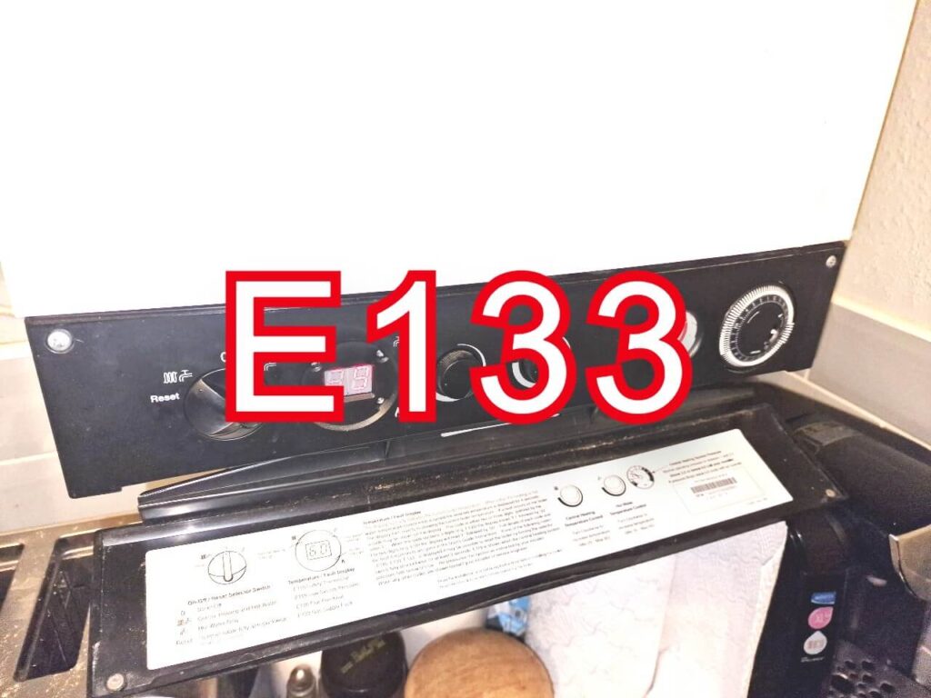 E133 Baxi Boiler Fault Code