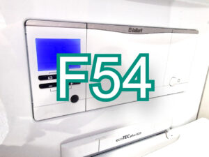 Vaillant boiler F54 fault code