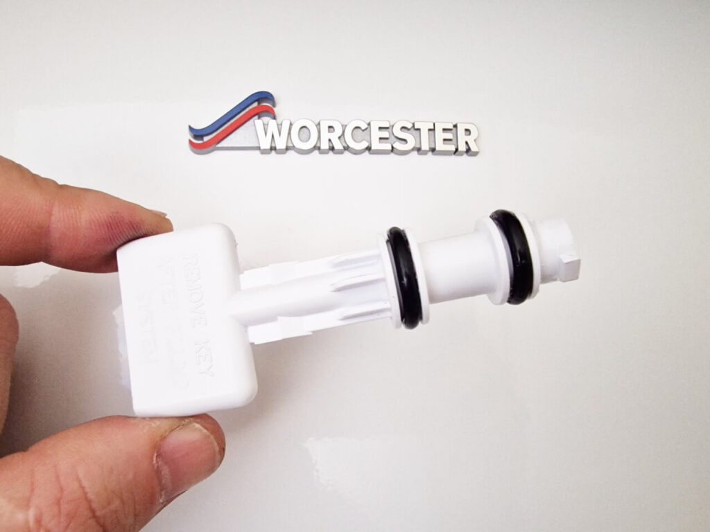 Worcester boiler filling loop key