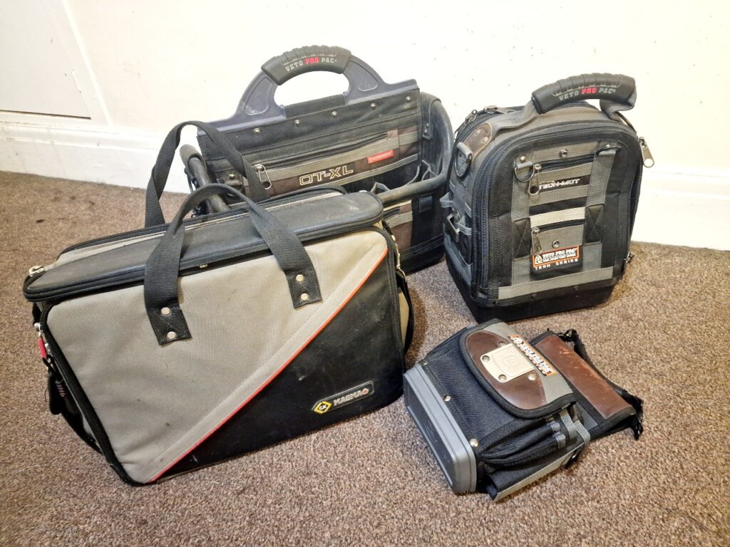 My plumbing tool bags