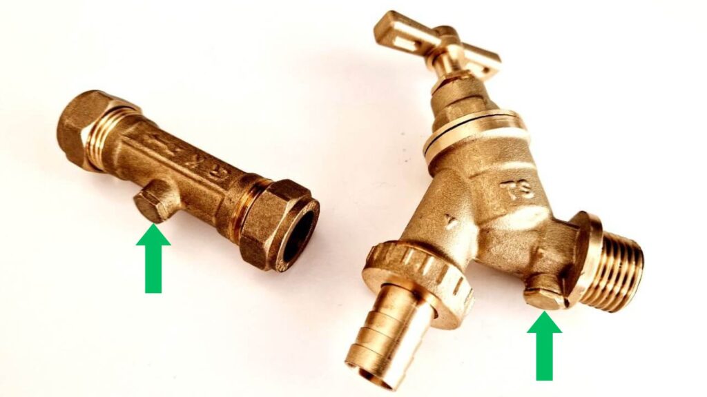 how to tell if outside tap has check valve