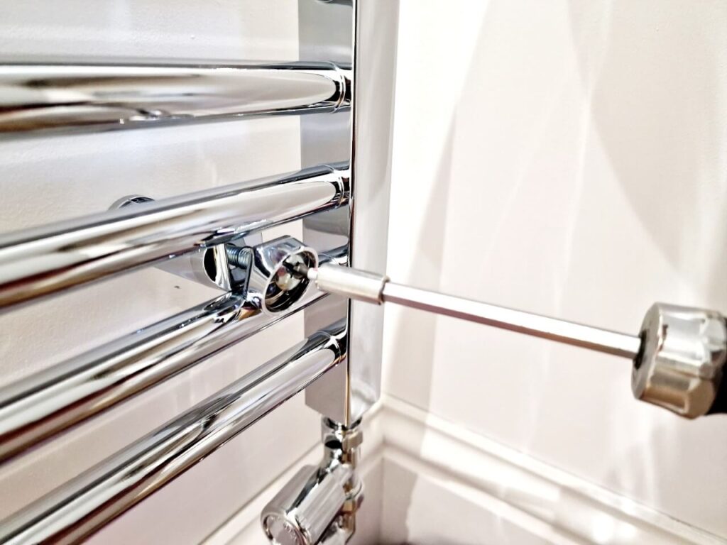 How to remove a towel radiator