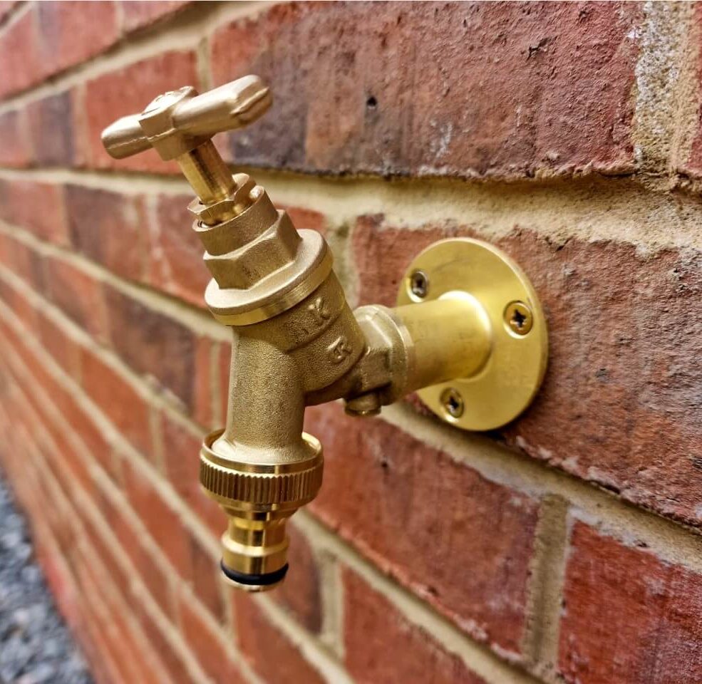 Outside tap fitted