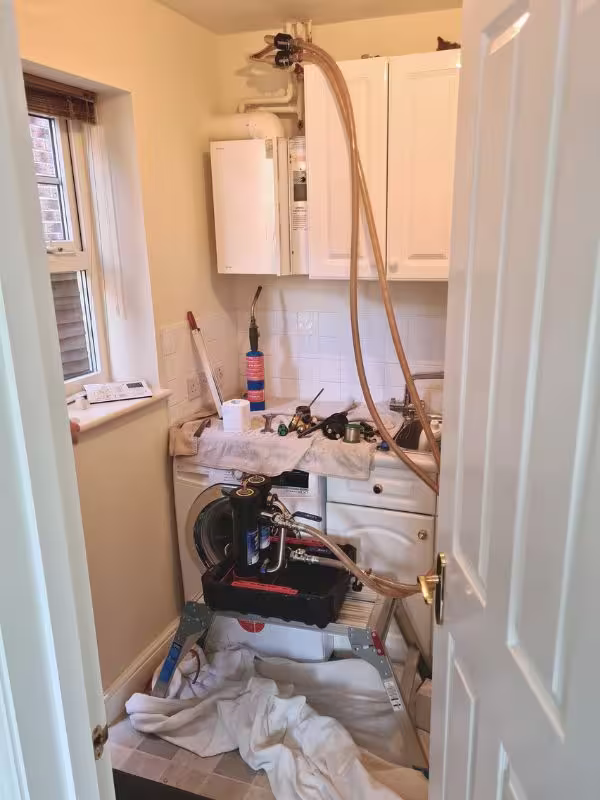 Magnacleanse heating system flush setup